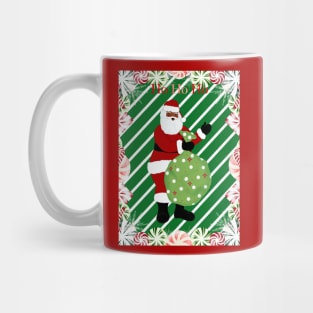 Peppermint Santa Mug